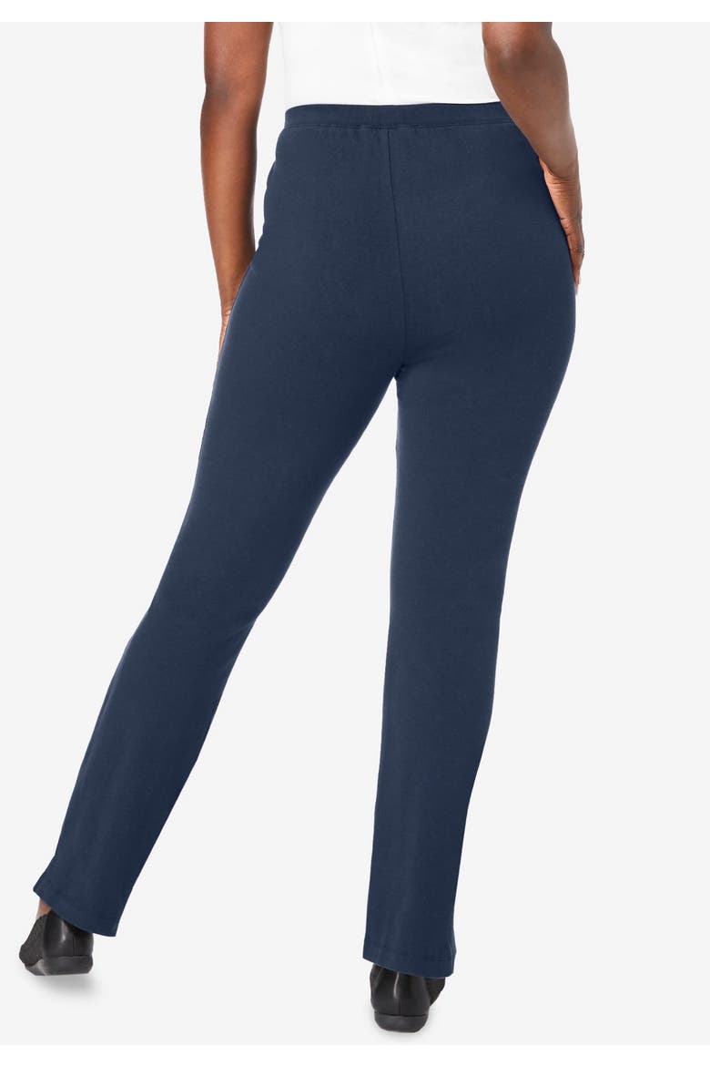 Everyday Stretch Cotton Straight Leg, Alternate, color, NAVY