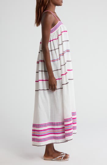 Eda Stripe Cover-Up Sundress