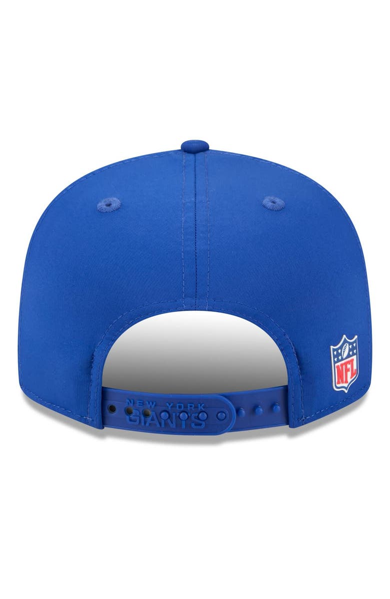 New Era Men's New Era Royal New York Giants 2025 Sideline Split Panel 9FIFTY Snapback Hat, Alternate, color, Royal