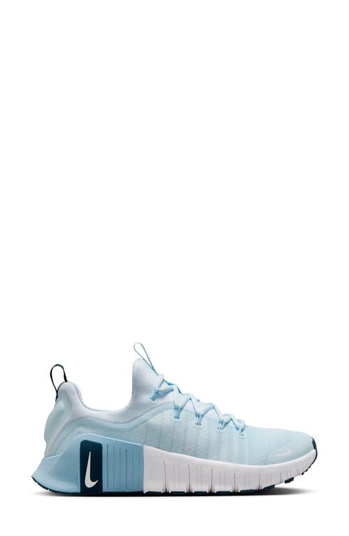 Nike Free Metcon 6 Training Shoe In Blue Tint/white-armory