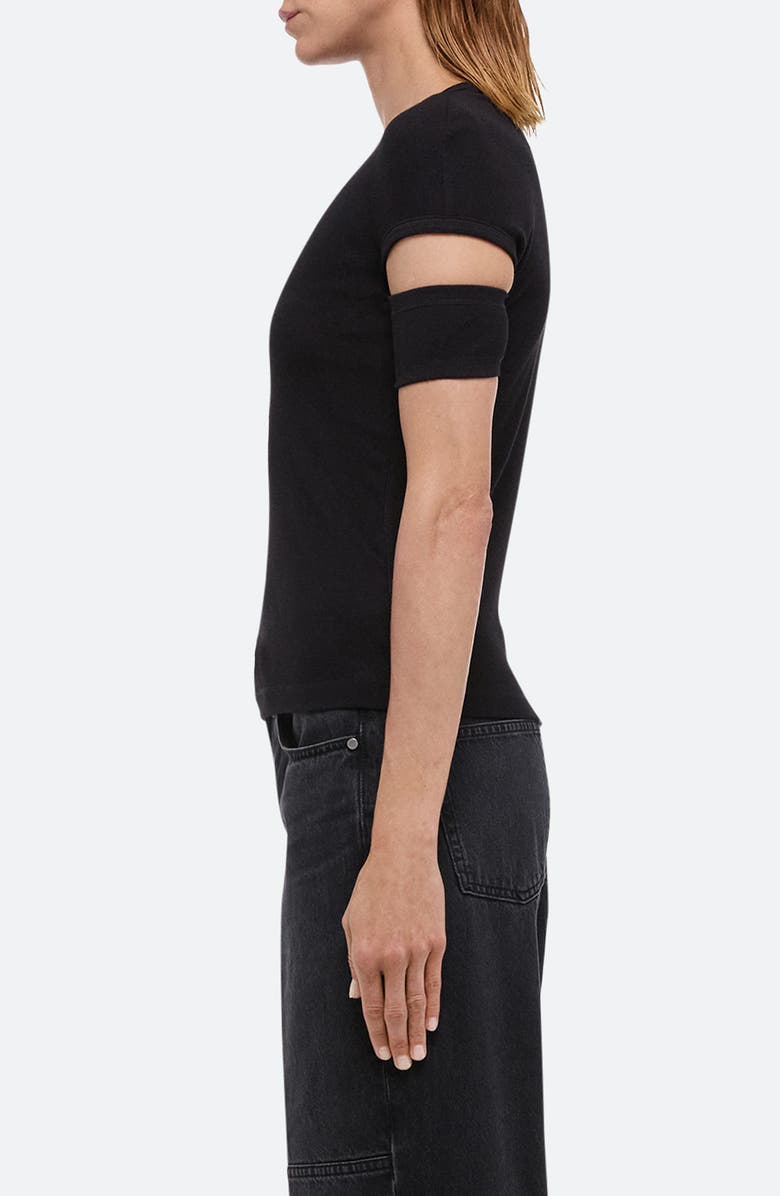 Helmut Lang Slash Shrunken T-Shirt, Alternate, color, 