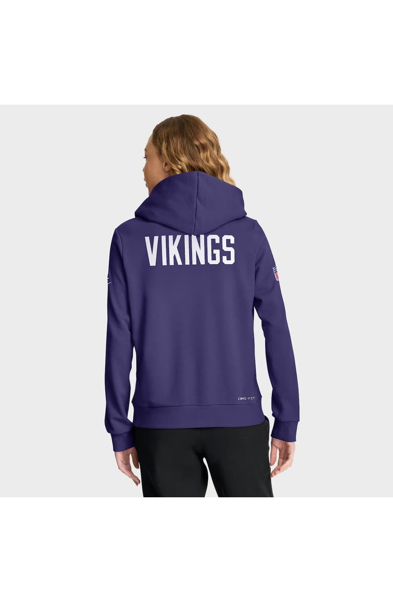 Nike Women's Nike Purple Minnesota Vikings Sideline Standard Issue Throwback Dri-FIT Hoodie, Alternate, color, Purple