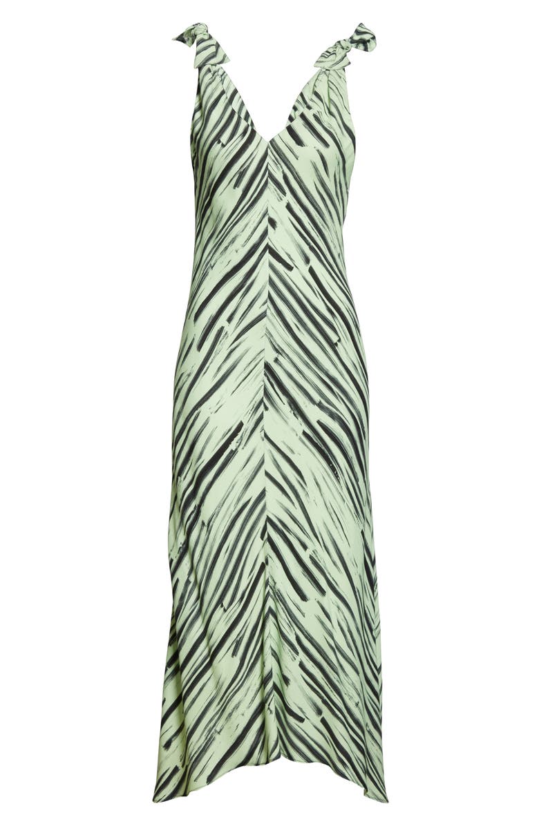 Proenza Schouler White Label Brushstroke Print Georgette Dress, Alternate, color, 