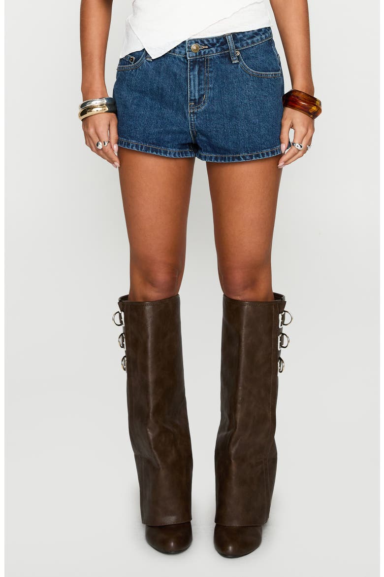 Dreamful Denim Shorts, Main, color, MID WASH