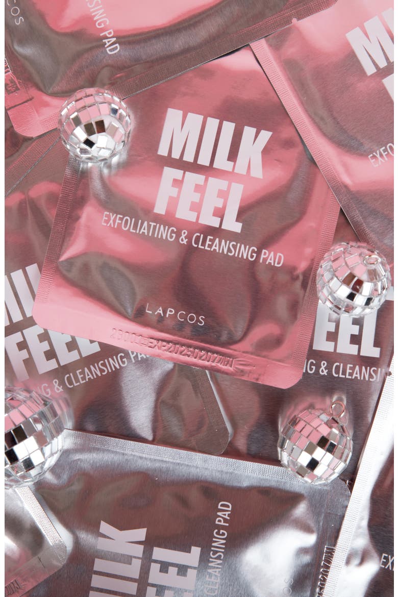 Milk Feel Exfoliating & Cleansing Pads, Alternate, color, WHITE