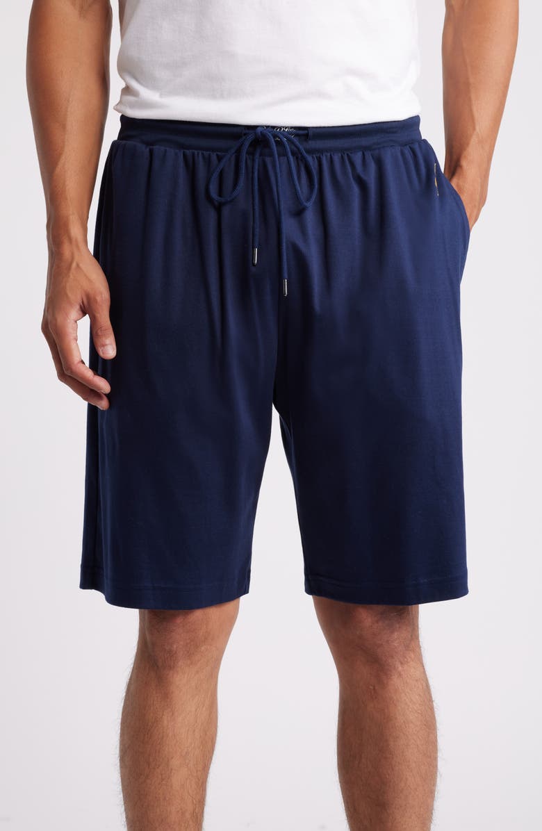 Polo Ralph Lauren Mercerized Cotton Pajama Shorts, Main, color, Classic Navy/Gold