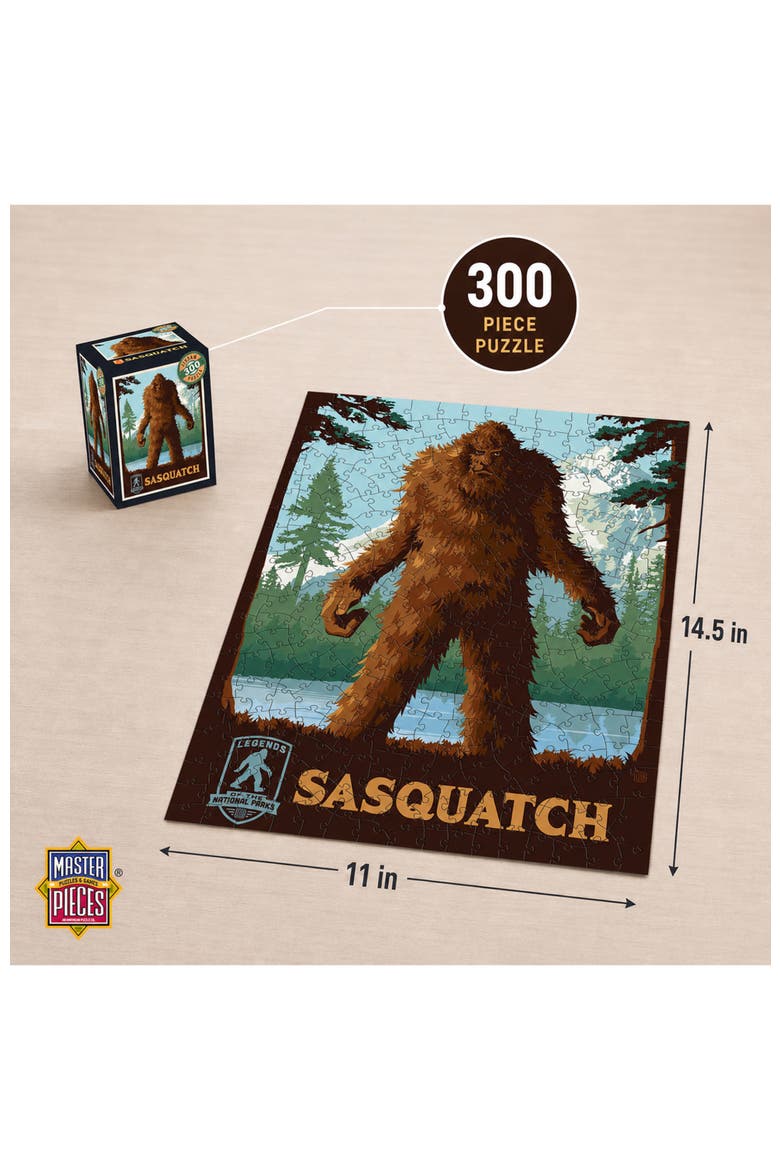 Sasquatch 300 Piece Jigsaw Puzzle, Alternate, color, Multicolor
