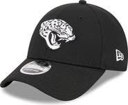New Era Men's New Era Black Jacksonville Jaguars  Main B-Dub 9FORTY Adjustable Hat