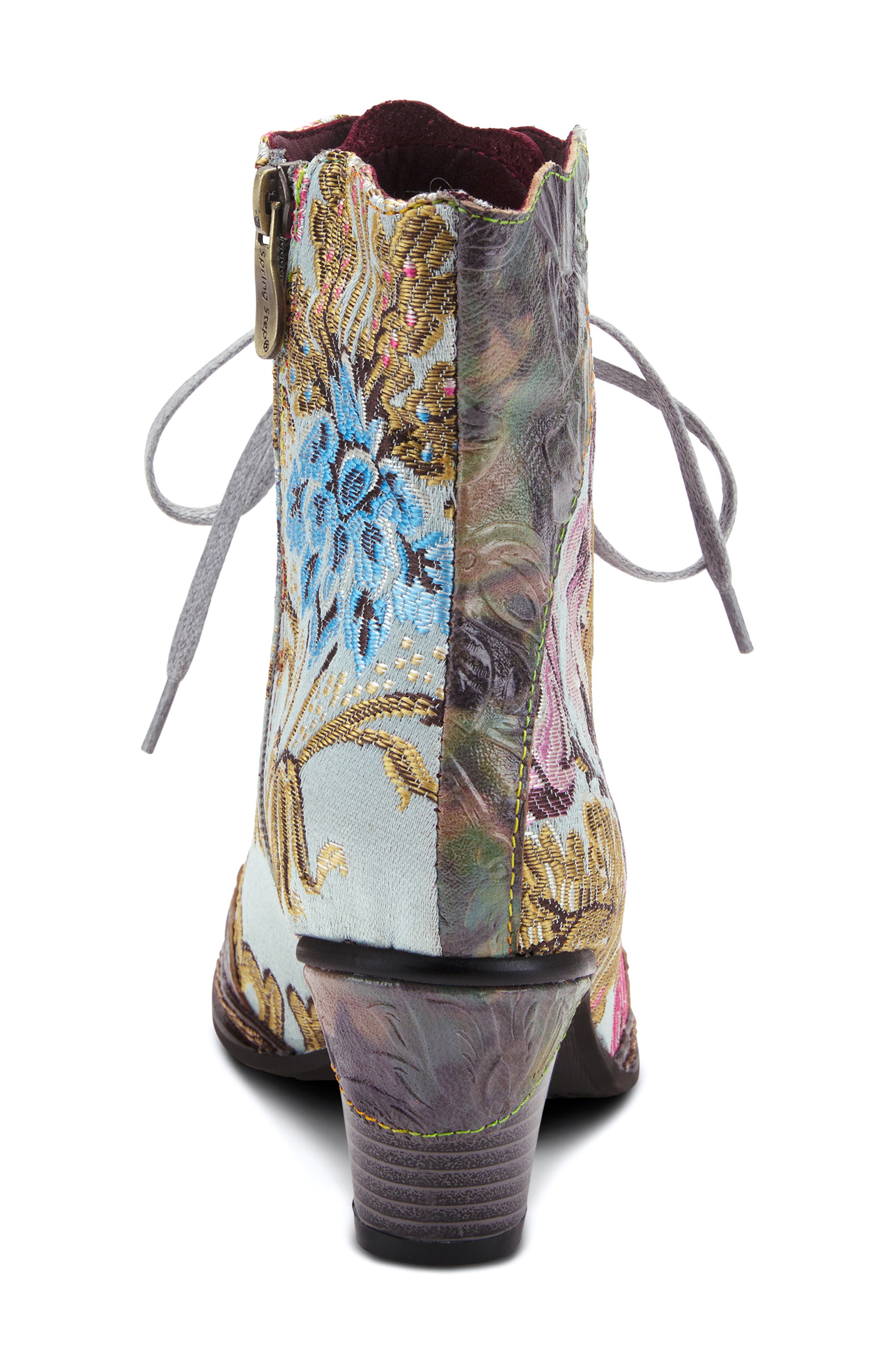 L'Artiste Siren Bootie, Alternate, color, MINT GREEN MULTI
