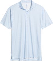 johnnie-O Four Leaf Clover Print Featherweight Performance Polo
