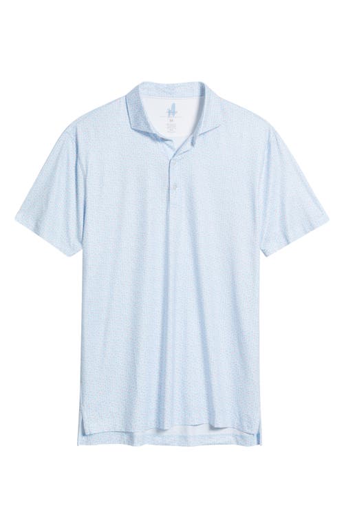 Johnnie-o Four Leaf Clover Print Featherweight Performance Polo