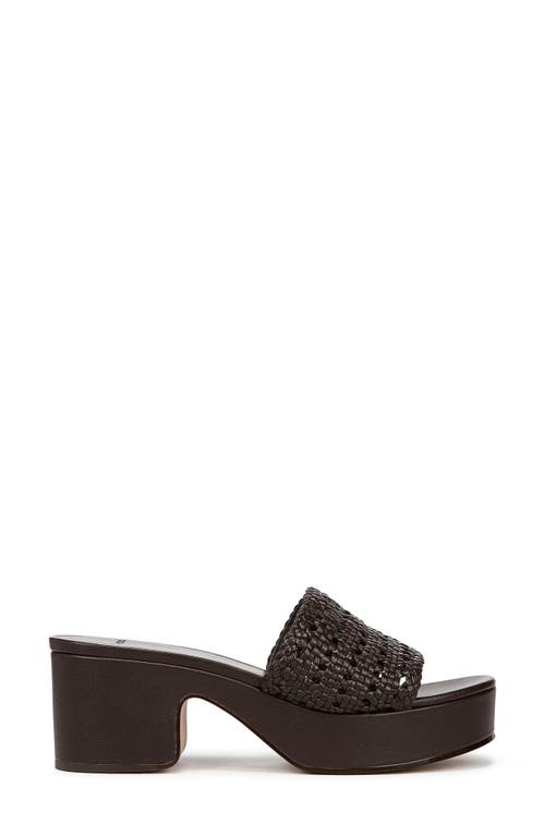 Vince Margo Woven Platform Sandal In Ganache