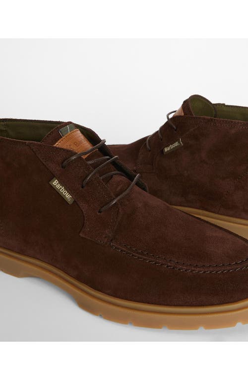 Barbour Tucker Chukka Boot In Coffee Suede