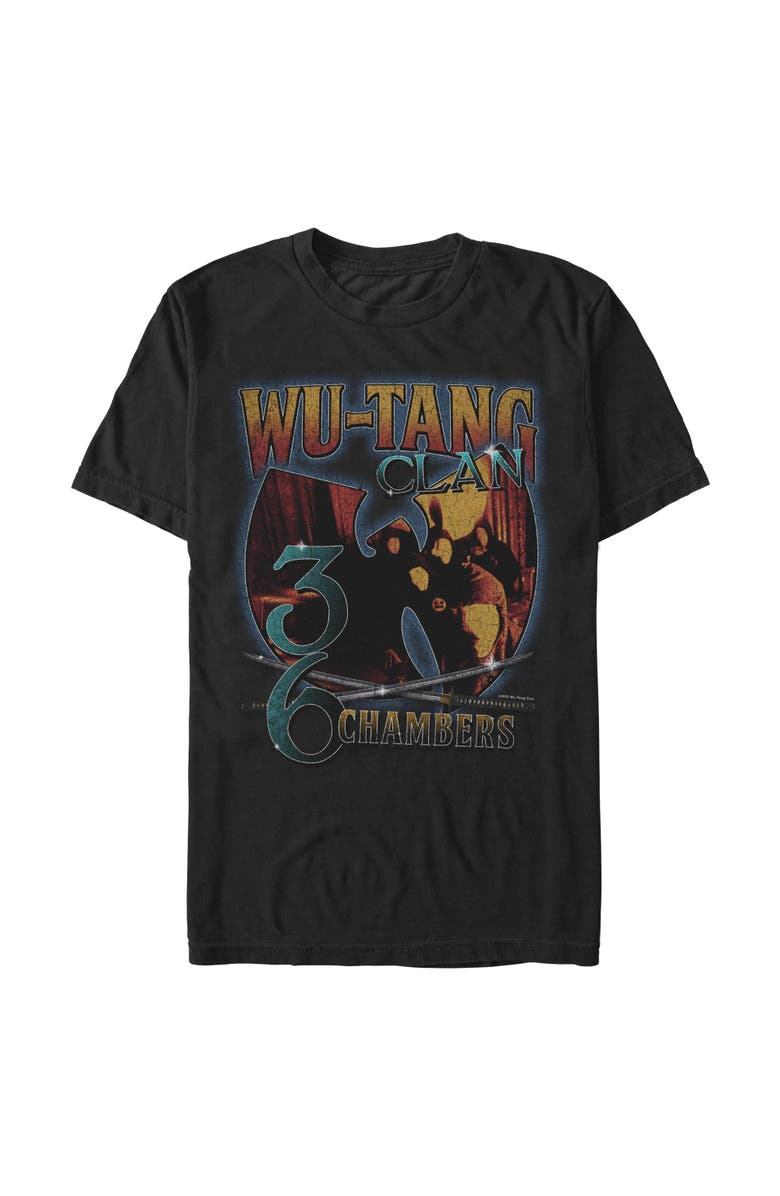 Wu-Tang Clan Men's Wu-Tang Clan 36 Chambers Album Cover Artwork Graphic T-Shirt, Main, color, Black