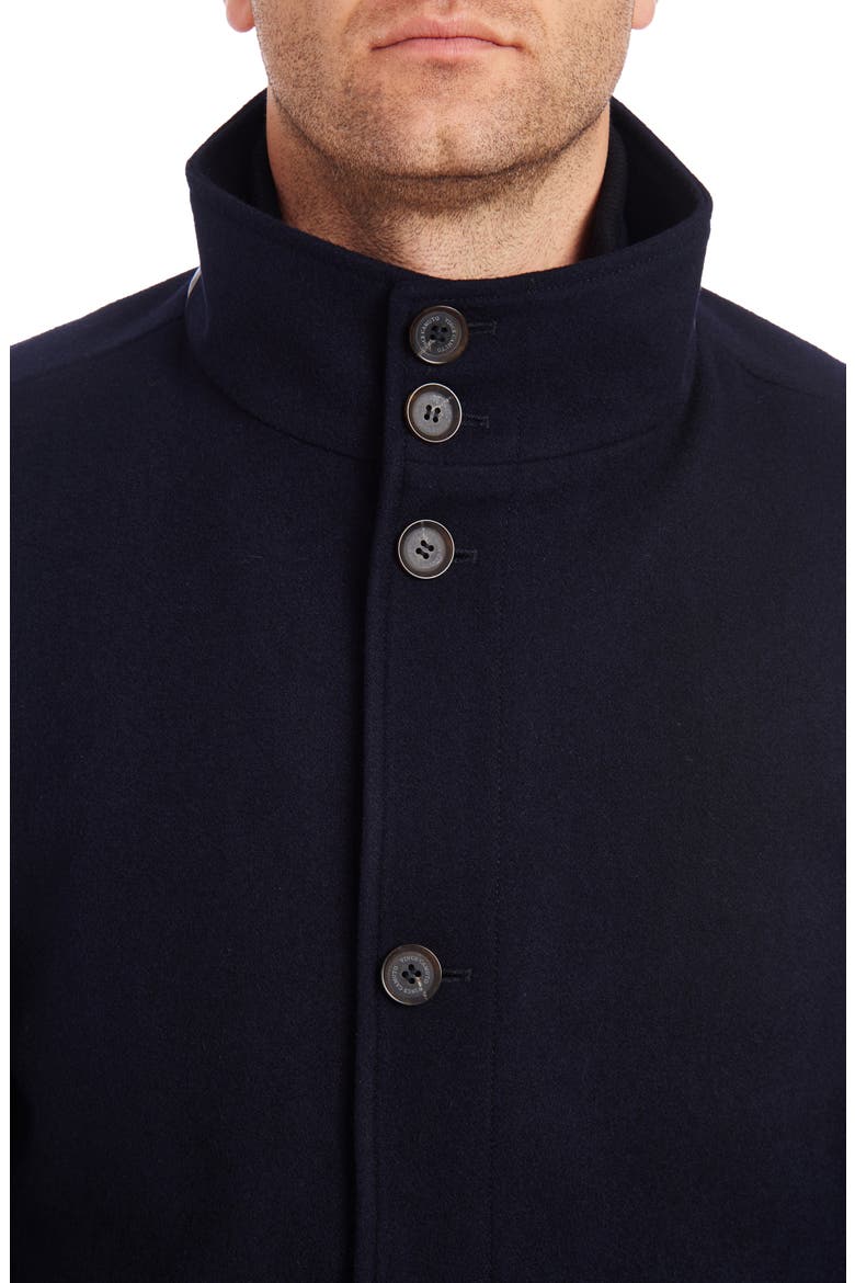Short Wool Blend Car Coat, Alternate, color, NAVY