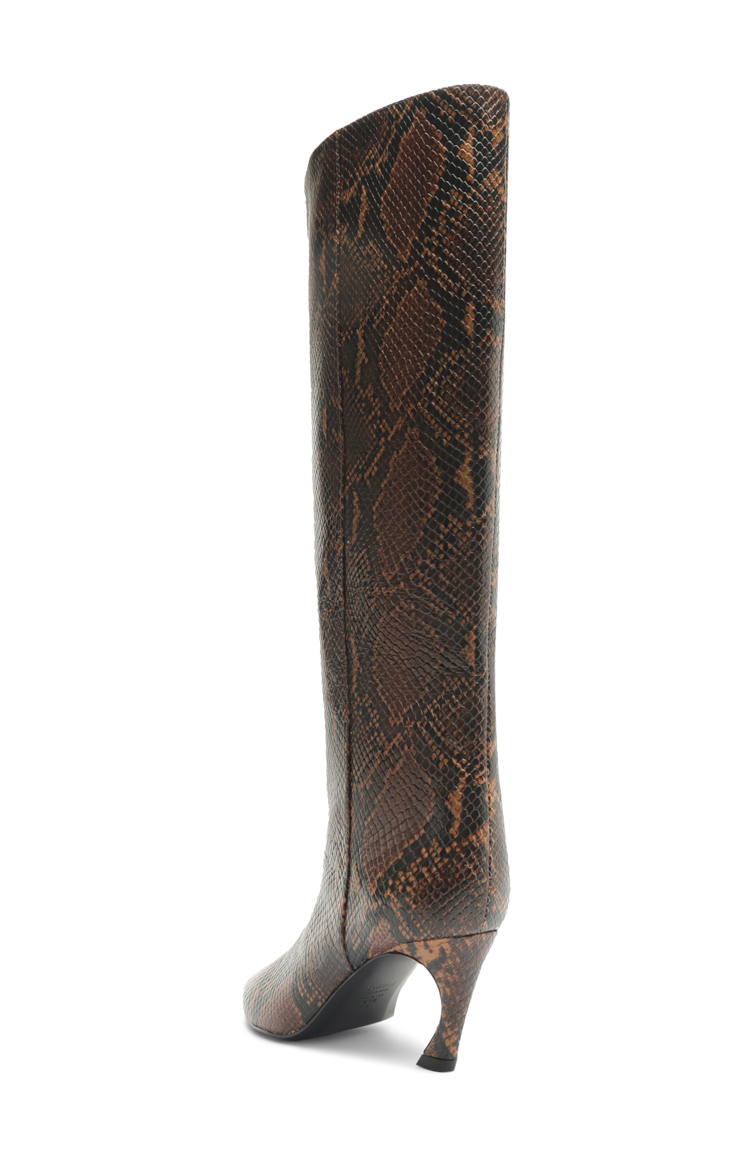 Lexi Pointed Toe Knee HIgh Boot, Alternate, color, PECAN BROWN