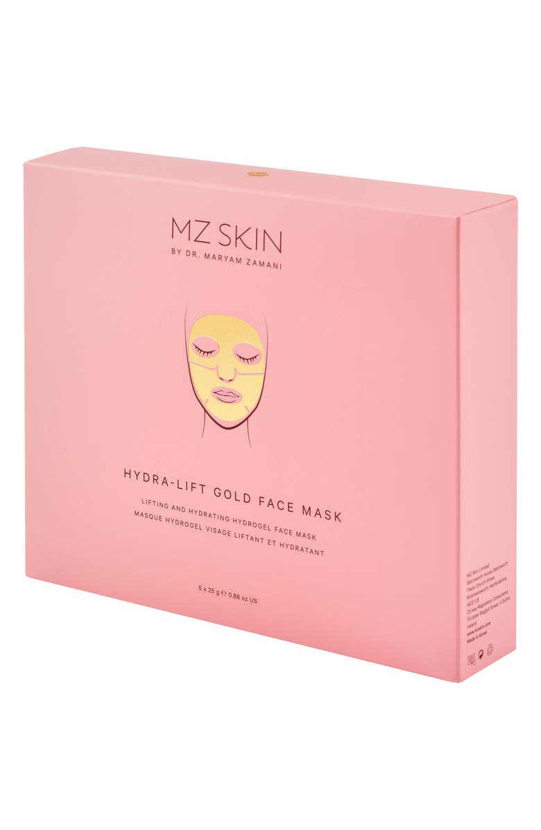 MZ Skin Hydra-Lift Golden Facial Treatment Mask, Alternate, color,