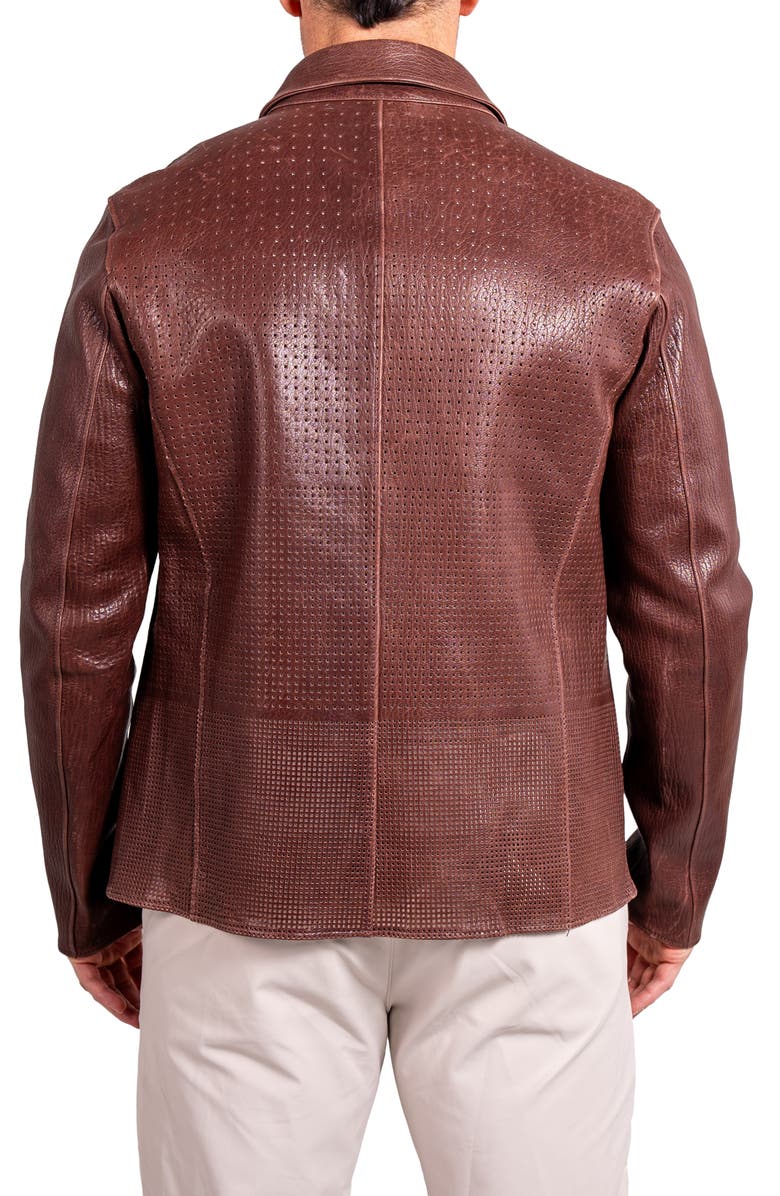 Maceoo Resistance1016 Perforated Leather Jacket, Alternate, color, 