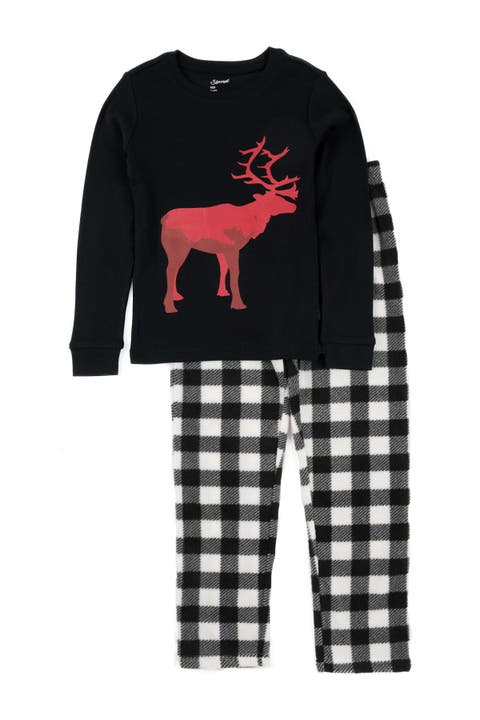 Reindeer 2-Piece Pajama Set