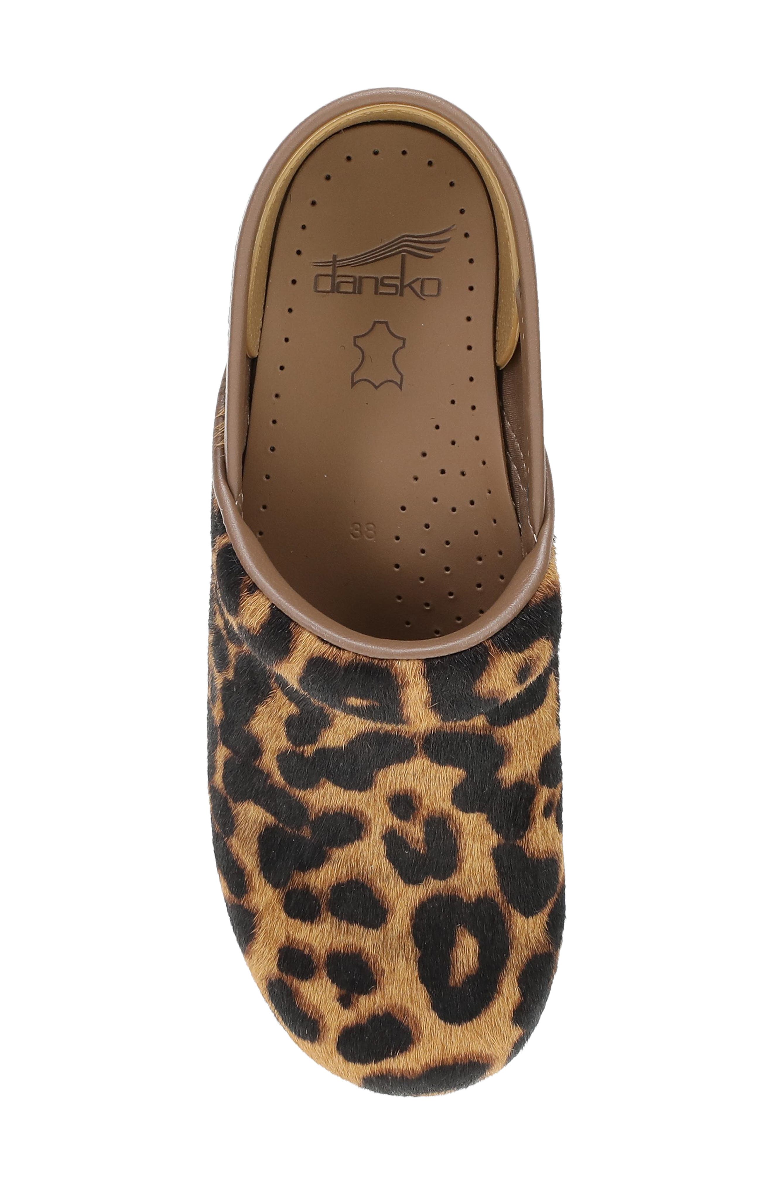 Professional Clog, Alternate, color, LEO HAIRCALF