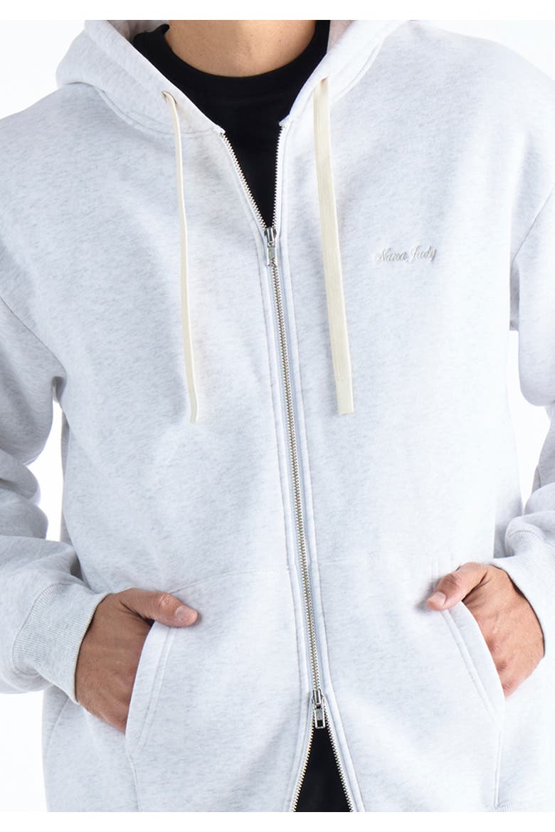 Floyd Zip Through Hood, Alternate, color, white marl
