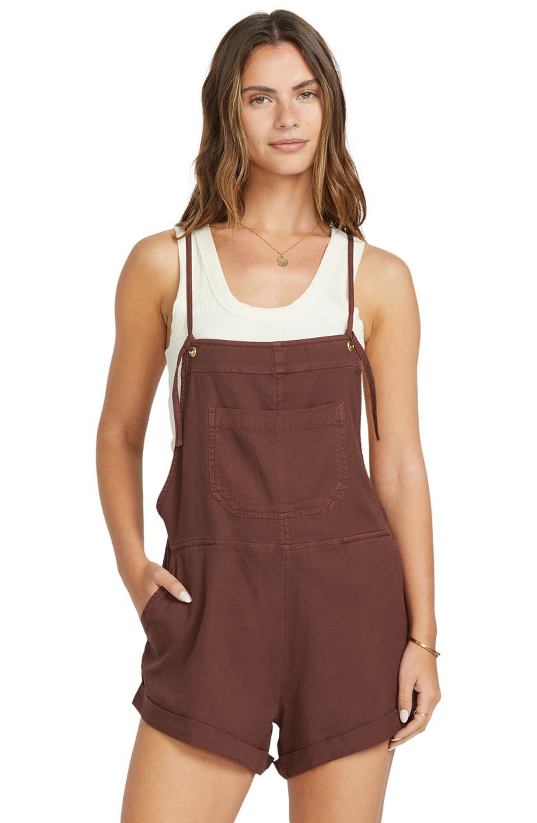 Billabong Wild Pursuit Short Overalls, Alternate, color, 