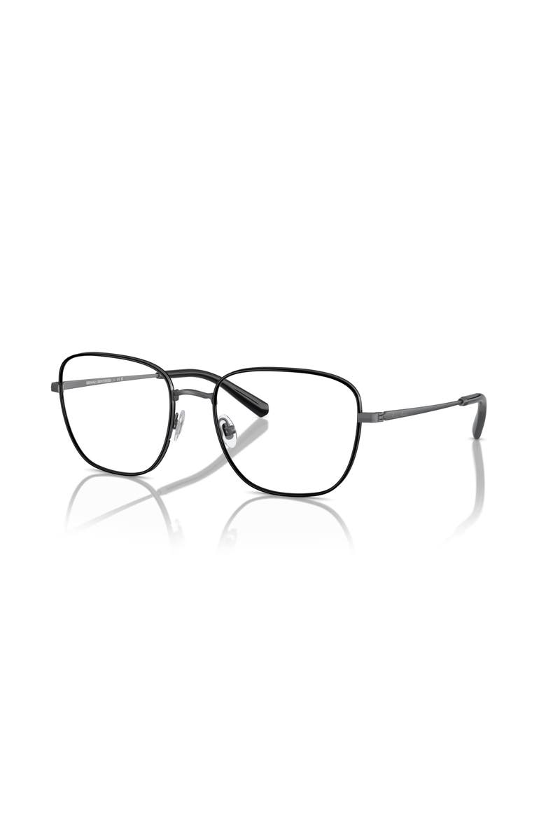 Brooks Brothers 56mm Square optical glasses, Main, color, Grey