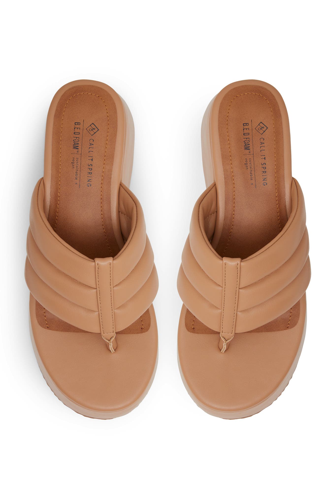 Call It Spring By Aldo CALL IT SPRING Valaeria Puffed Strap Sandal, Alternate, color, 