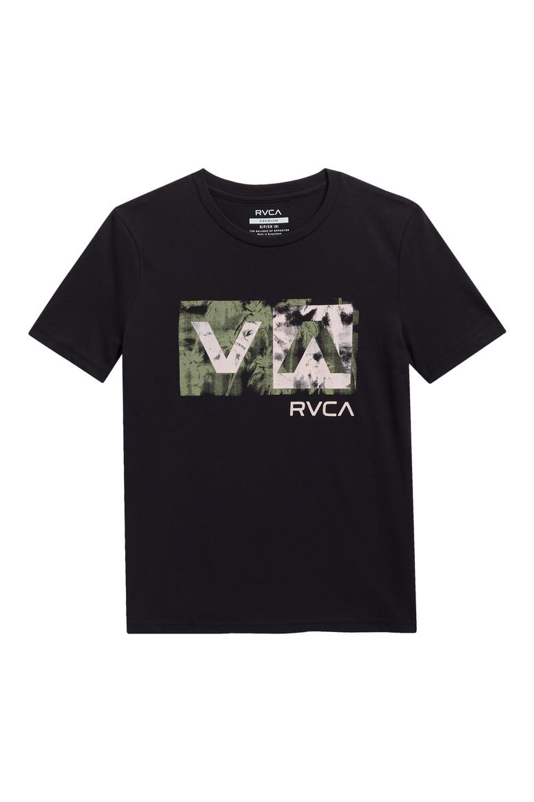 Kids' Balance Box Logo Graphic T-Shirt, Main, color, BLACK