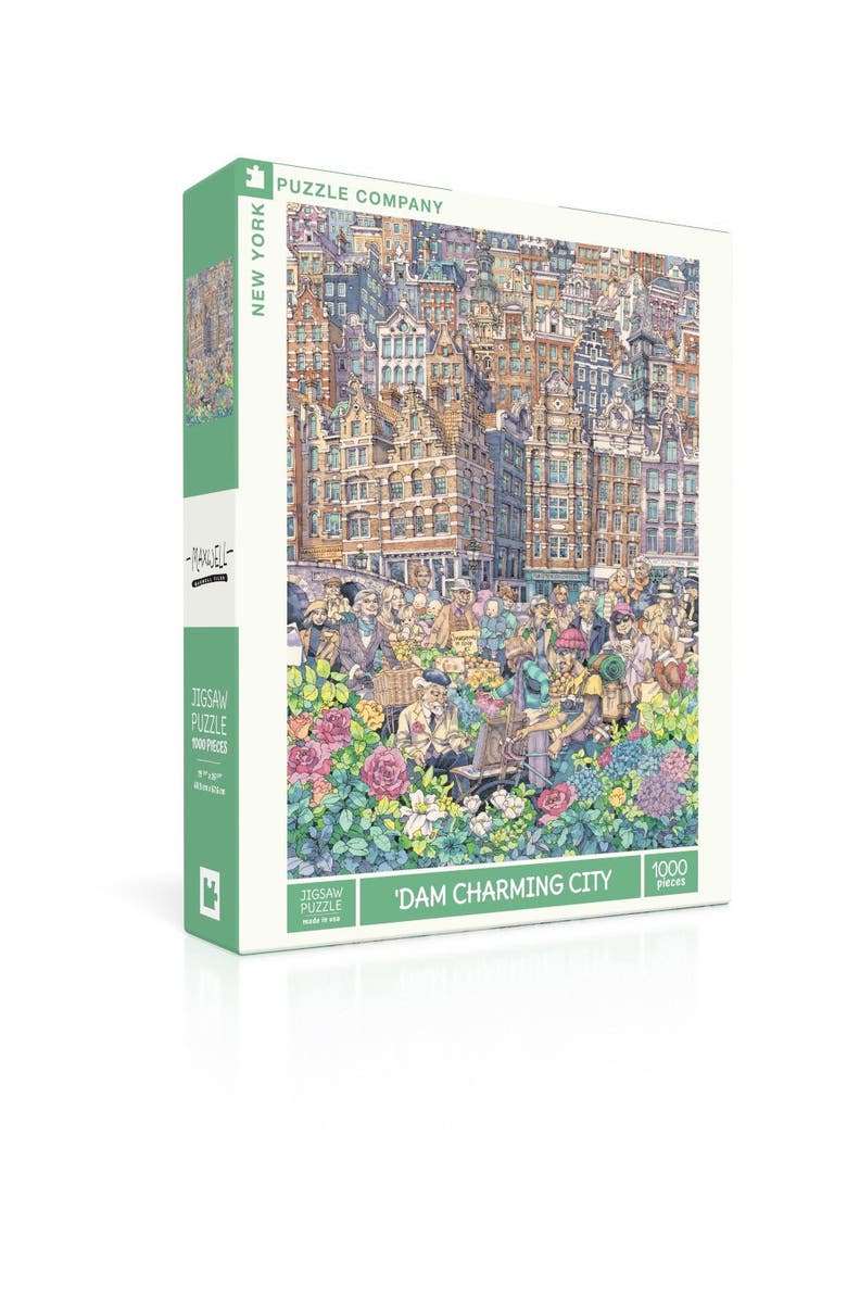 NEW YORK PUZZLE COMPANY 'Dam Charming City 1000 Piece Puzzle, Alternate, color, NO COLOR