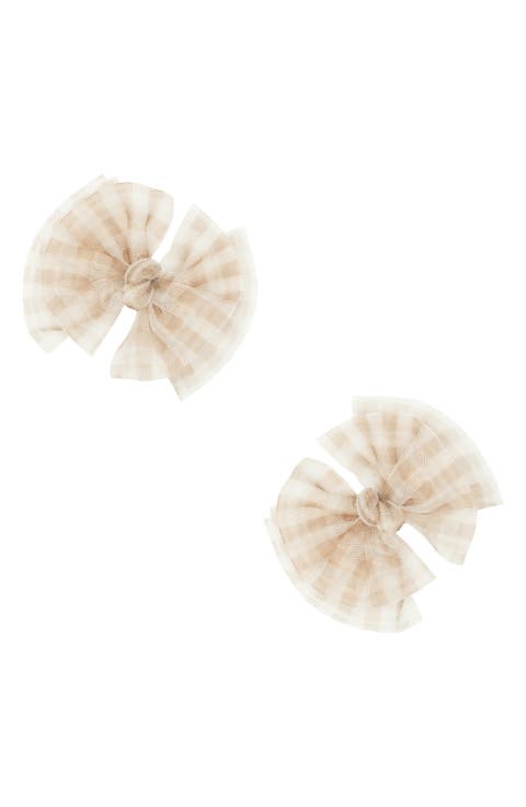 2-Pack FAB Tulle Bow Hair Clips (Baby)