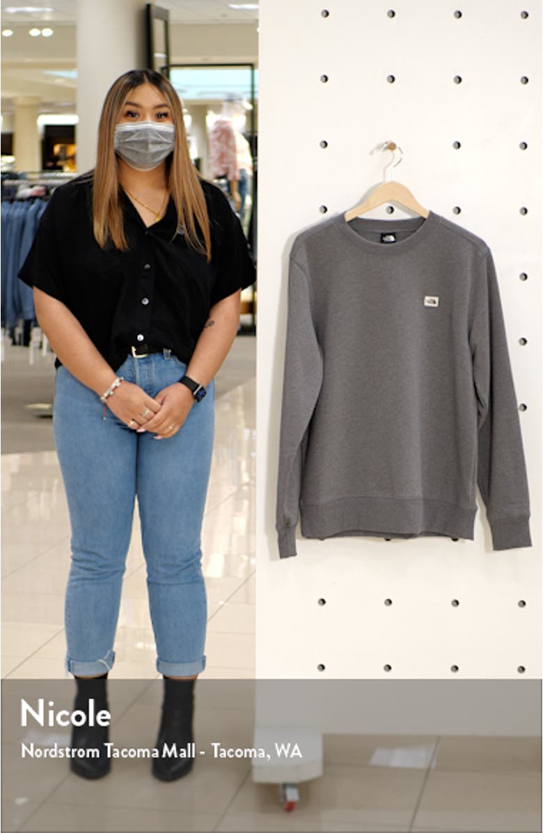 Heritage Patch Crewneck Sweatshirt, sales video thumbnail