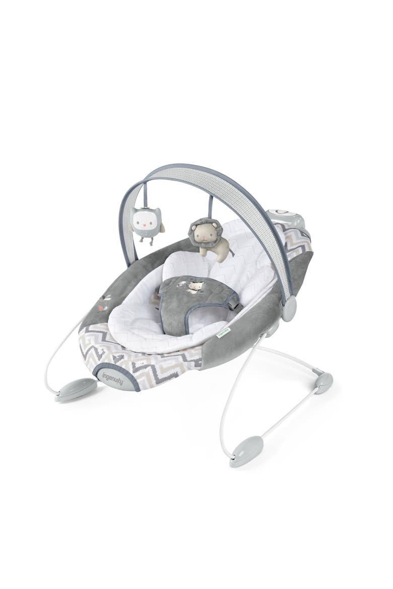 SmartBounce Automatic Baby Bouncer Seat, Main, color, GREY