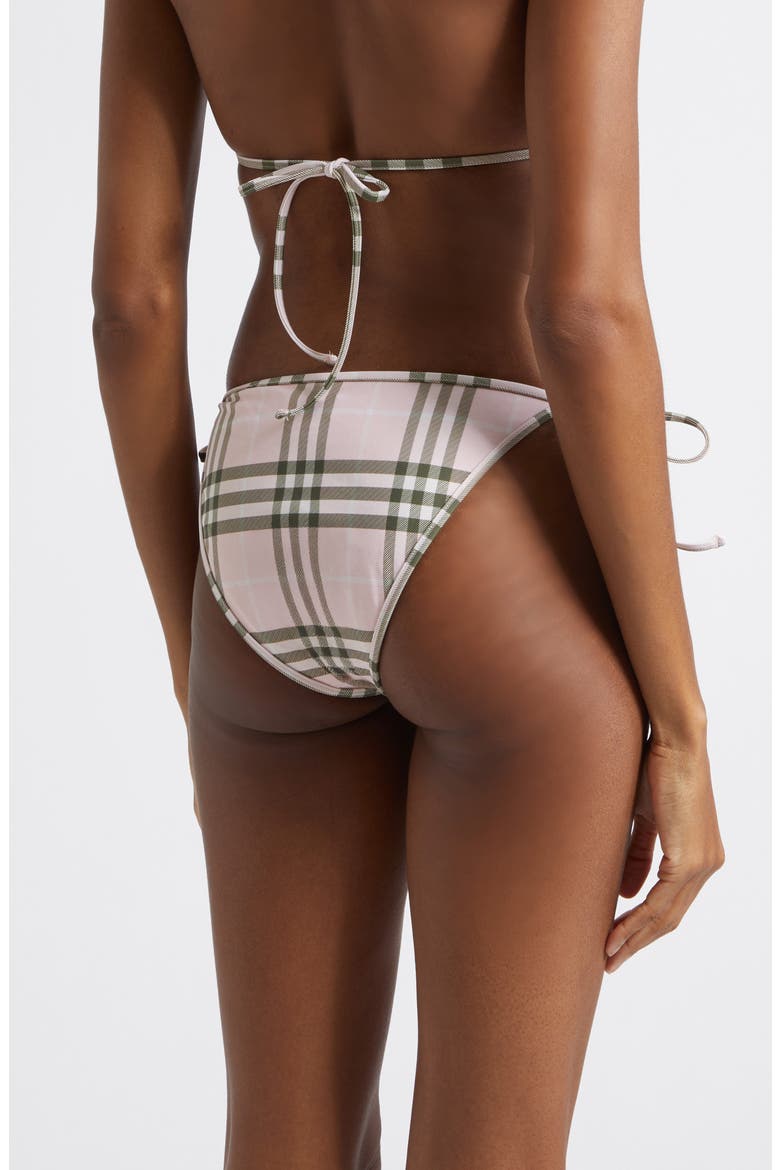 Sadie Check String Bikini Bottoms, Alternate, color, MALLOW PINK IP CHECK