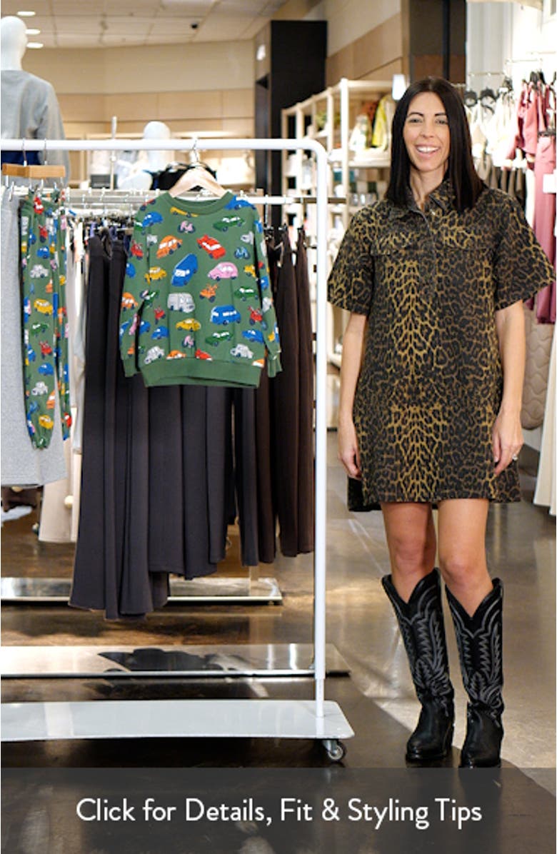 Kids' Traffic Print Cotton Sweatshirt, sales video thumbnail