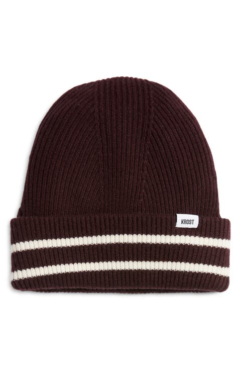 Stripe Wool Beanie