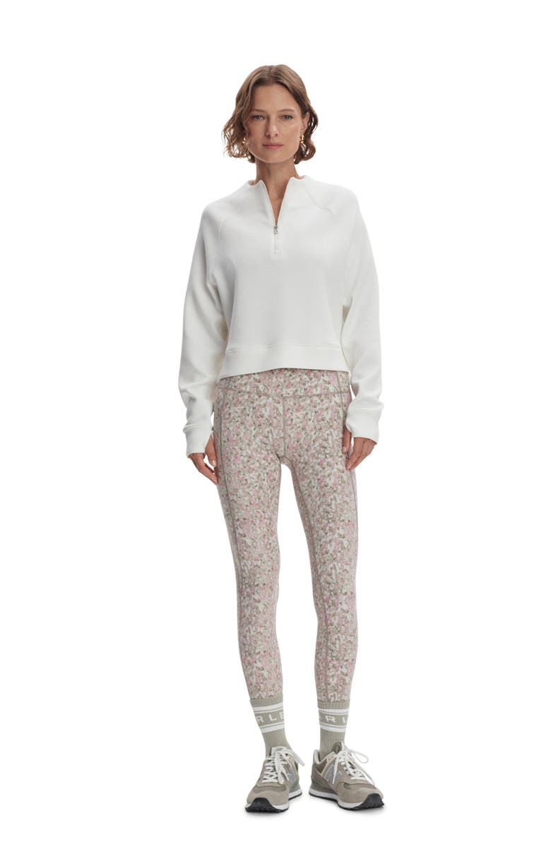 Varley Ebba Midlayer Half Zip, Alternate, color, Snow White