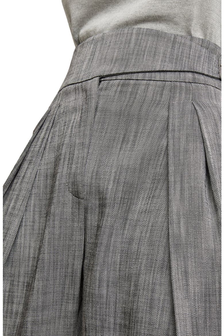 Bronny Cummerbund Trouser - Porto Weave, Alternate, color, Black/White
