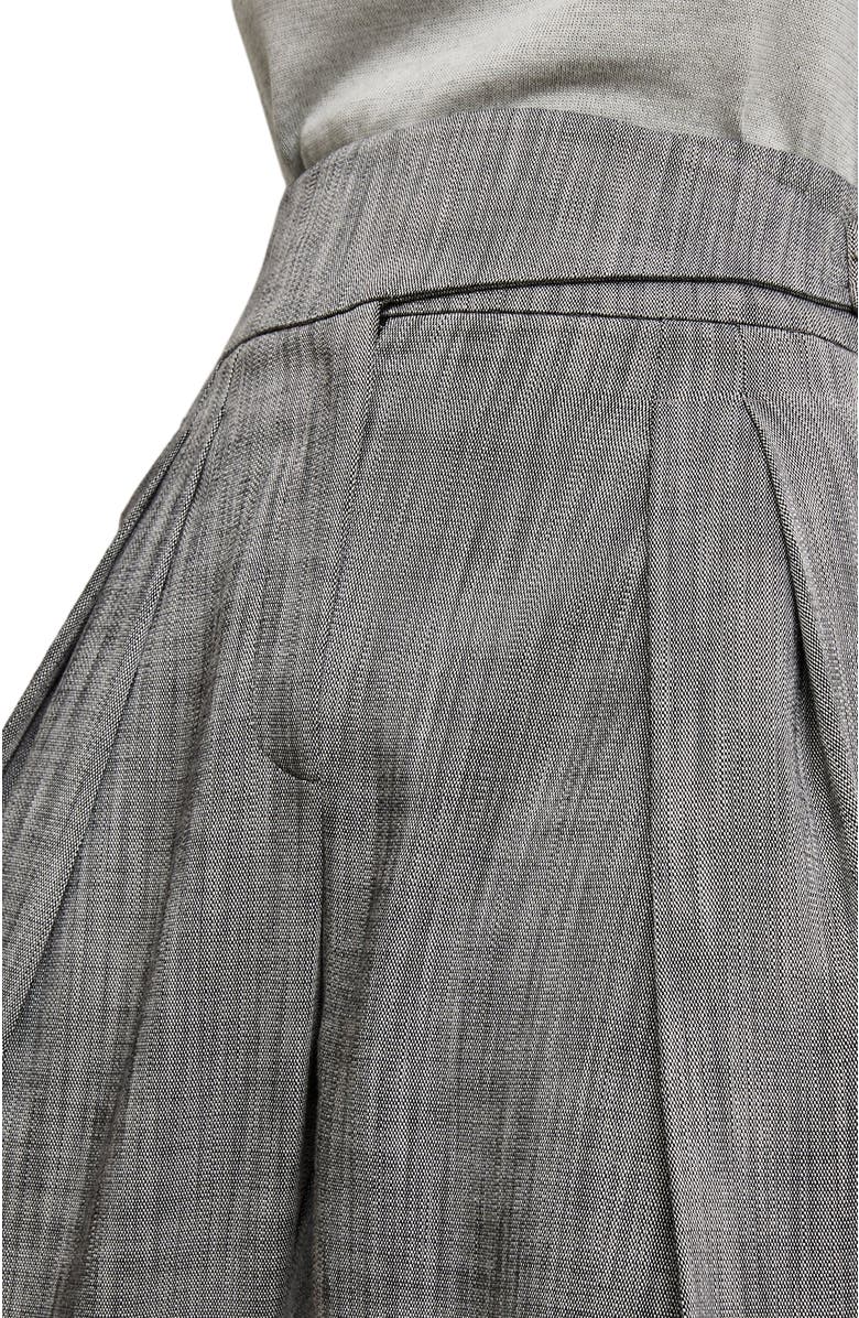 M.M.LaFleur Bronny Cummerbund Trouser - Porto Weave, Alternate, color, Black/White