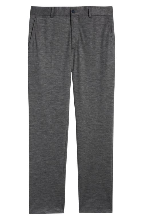 Bugatchi Flat Front Knit Wool Blend Chinos In Gold