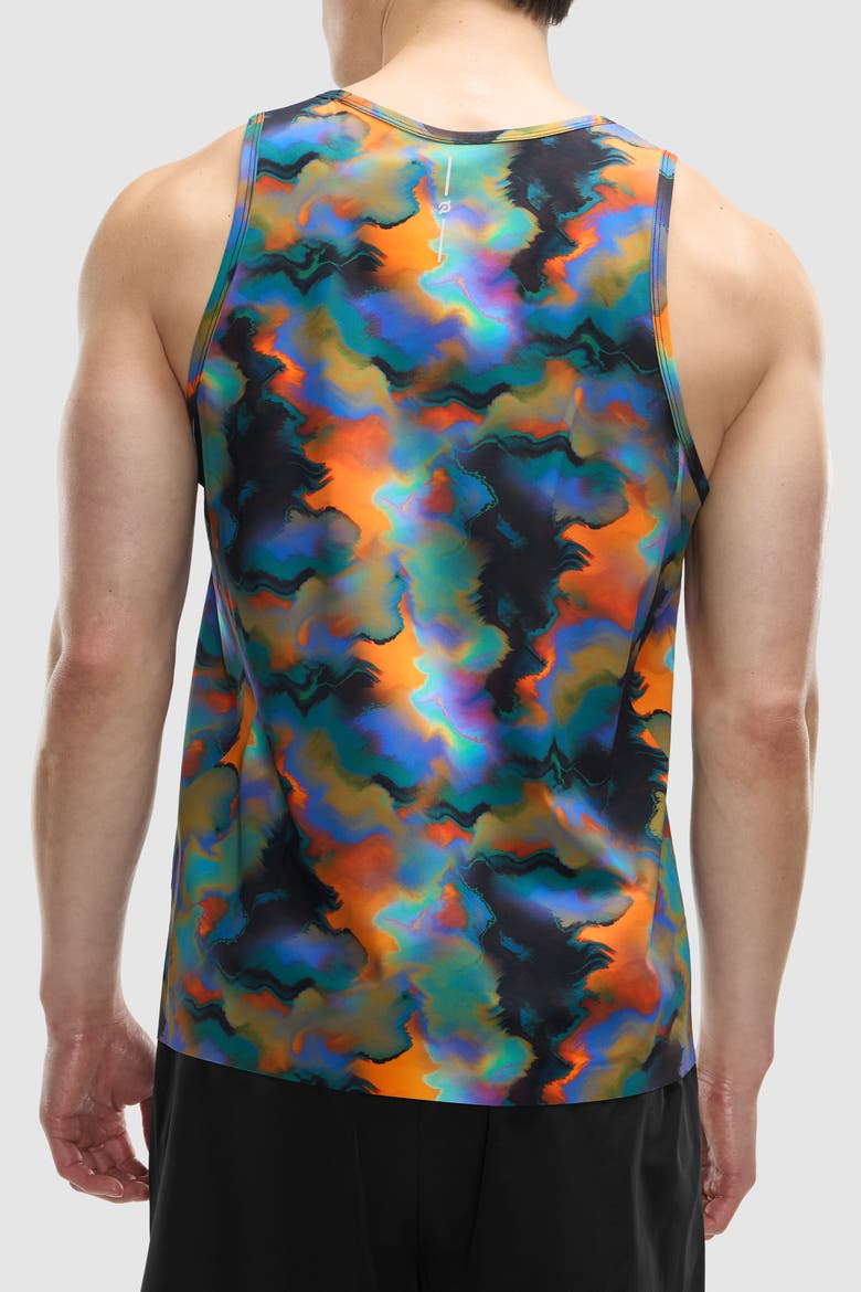 Run Interlock Stride Singlet, Alternate, color, Heatmap Print