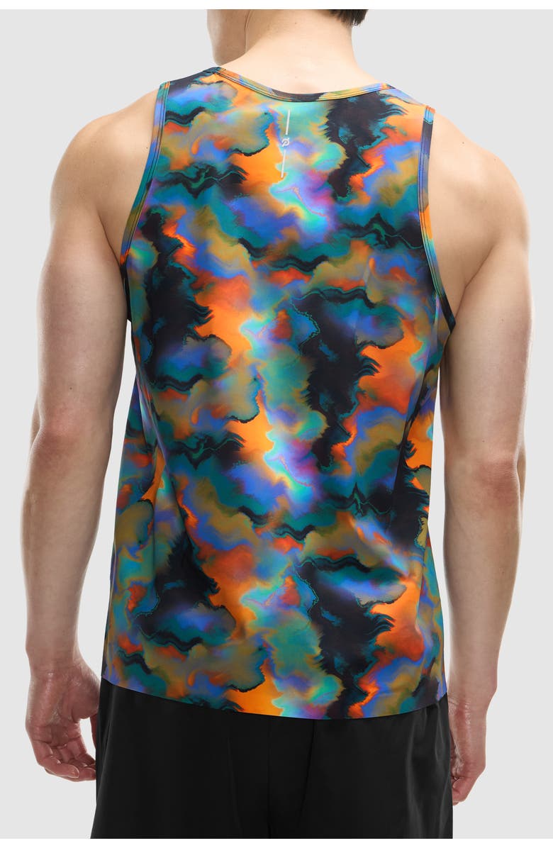 Peloton Run Interlock Stride Singlet, Alternate, color, Heatmap Print