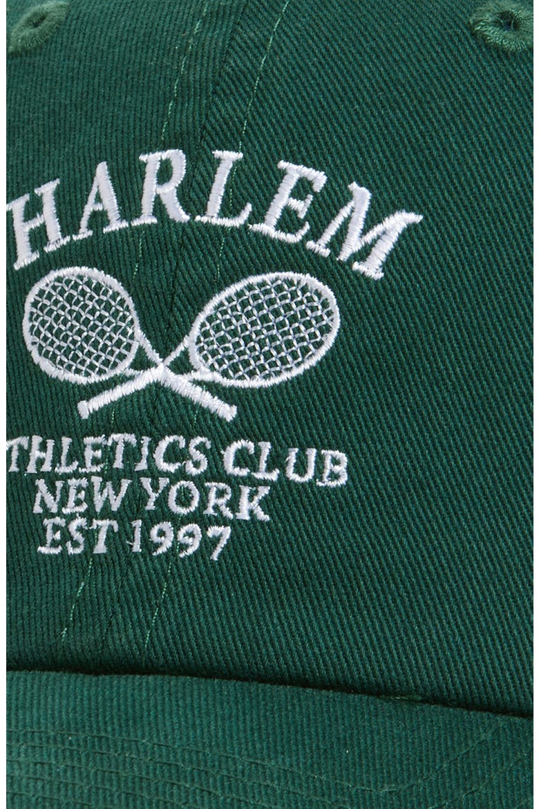 Harlem Athletics Club Baseball Cap, Alternate, color, DARK GREEN