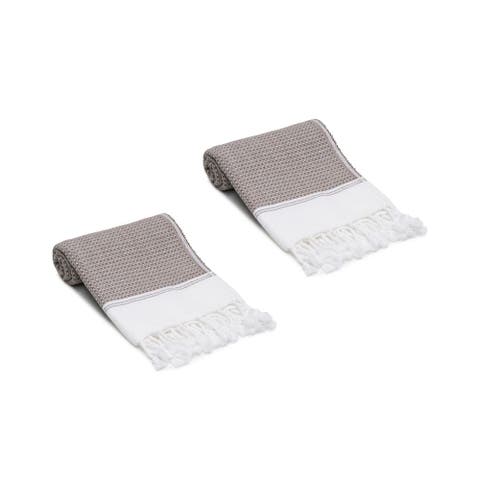 Pria Turkish Cotton Hand Towels - Set of 2