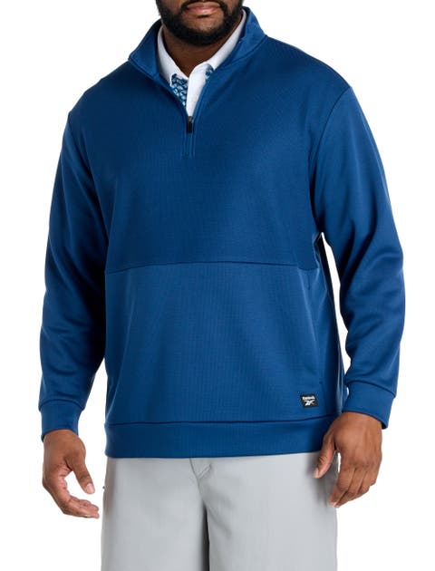 Big & Tall Performance Double-Knit 1/4-Zip Pullover