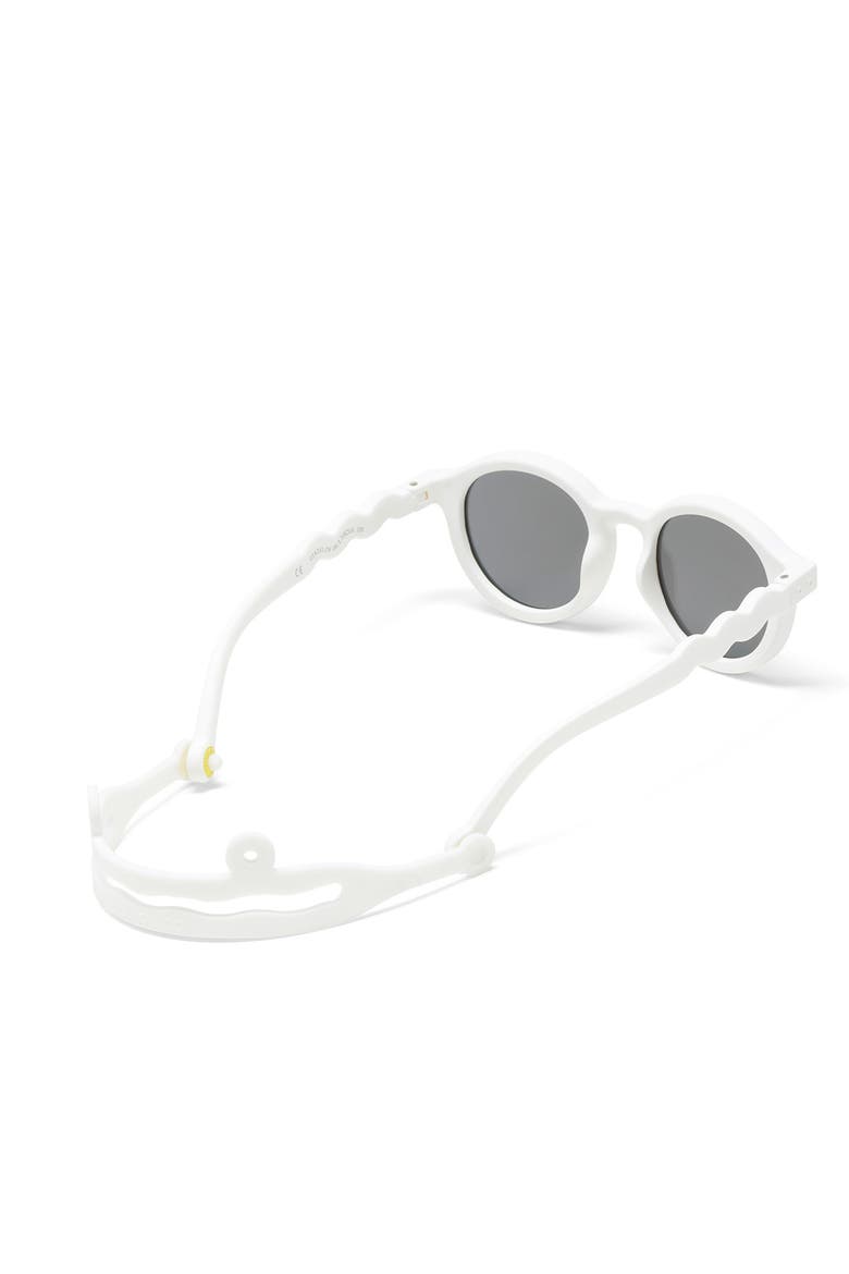 Infant Oval Sunglasses, Alternate, color, Shark White