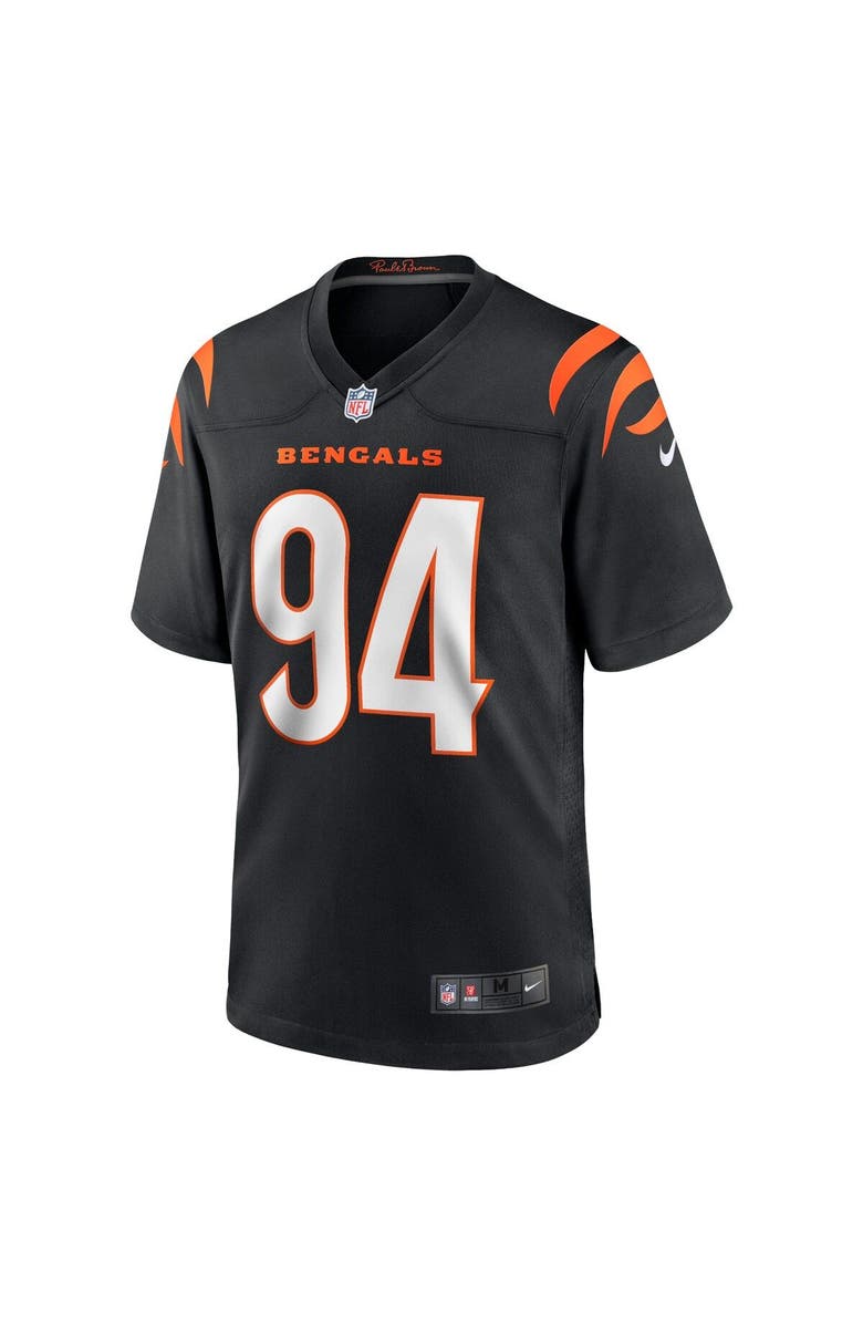 Nike Men's Nike Sam Hubbard Black Cincinnati Bengals Player Game Jersey, Alternate, color,