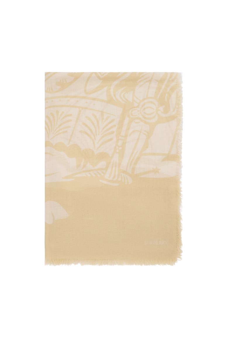 Wide Knight Wool Scarf, Alternate, color, Sand beige