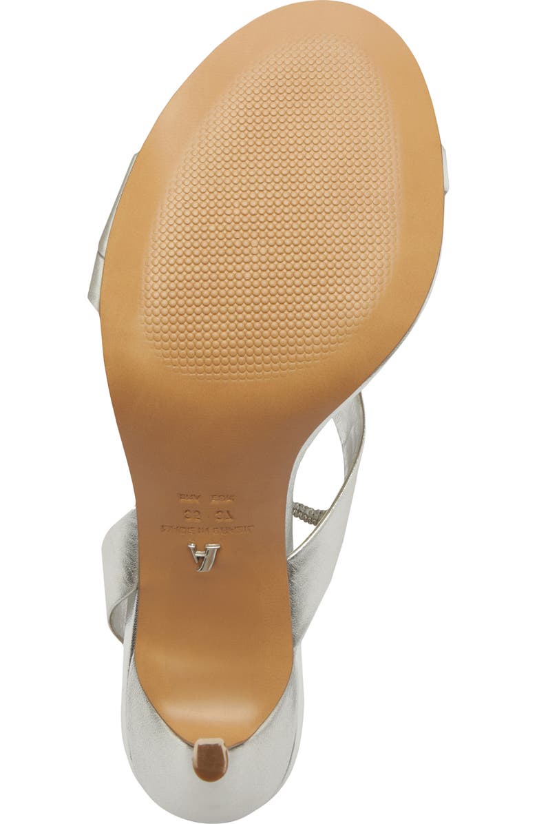 Arezzo Nadia Stiletto Sandal, Alternate, color, Silver