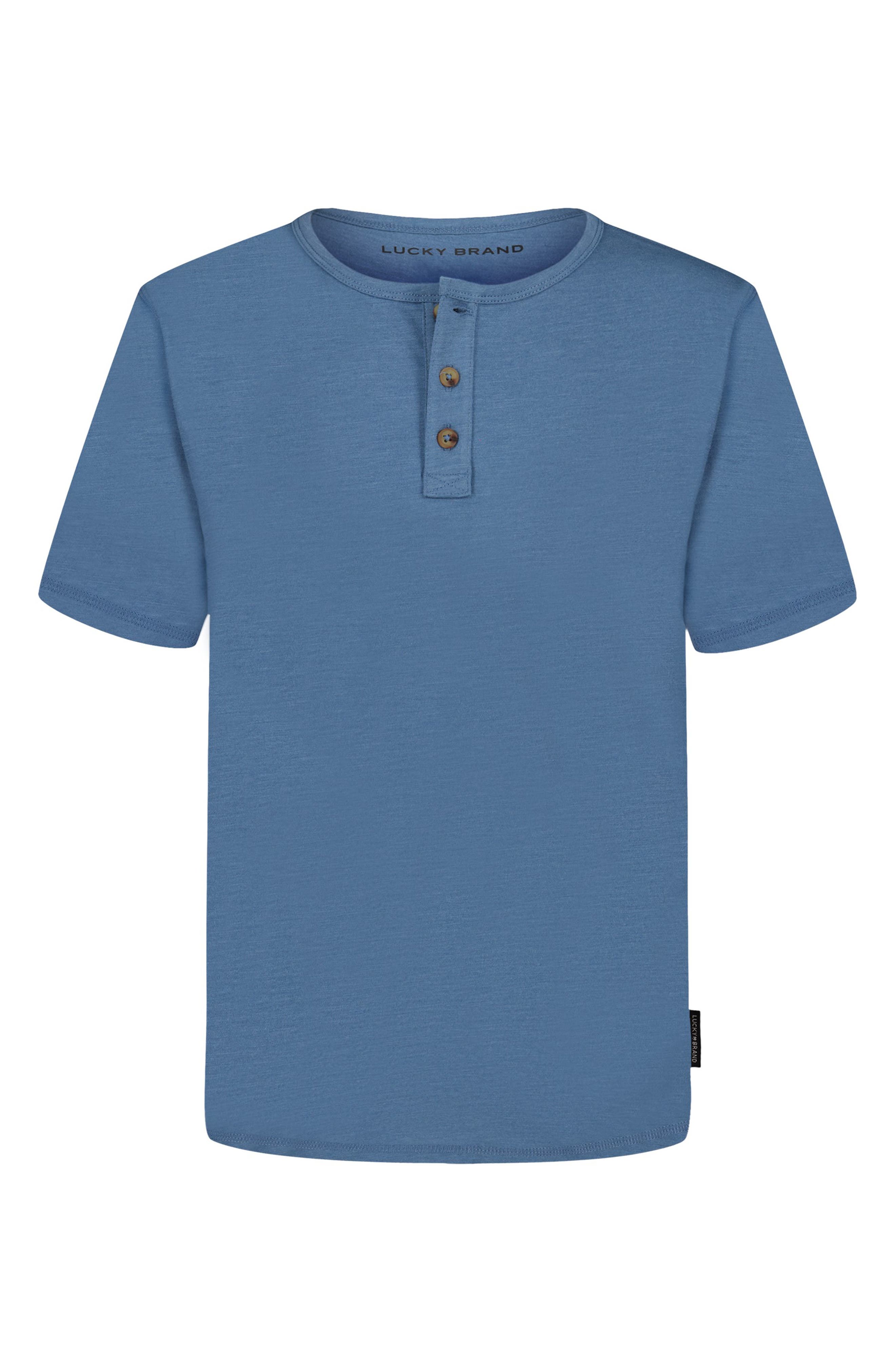 Lucky Brand Kids' Short Sleeve Henley